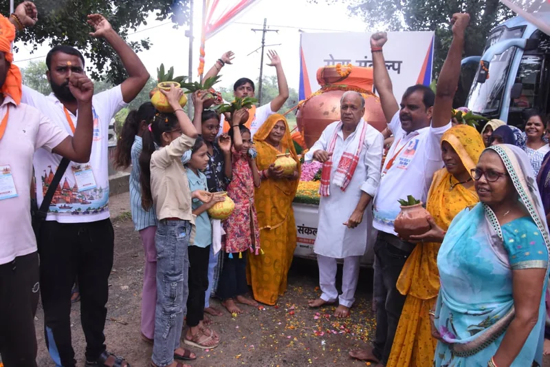 प्रधानमंत्री से वीडियो कॉन्फ्रेंसिंग में संवाद ने यात्रा मे चल रहे प्रतिभागियो को दी नई ऊर्जा- राज्यमंत्री…