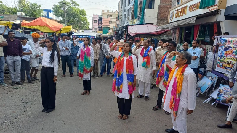 सेवा संकल्प अभियान के अंतर्गत “नमो सेवा–अनकही कहानियां” नुक्कड़ नाटकों का आयोजन किया गया